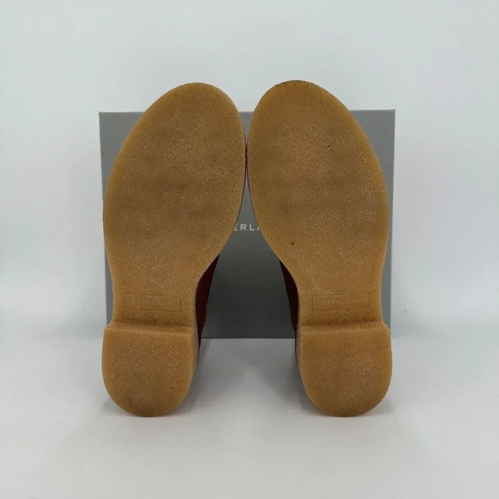 Everlane The Italian Leather Chelsea Boot Tobacco Brown sz 6 Women's Gum Outsole